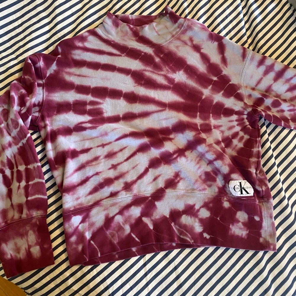 Tye-Dye Calvin Klein Mockneck